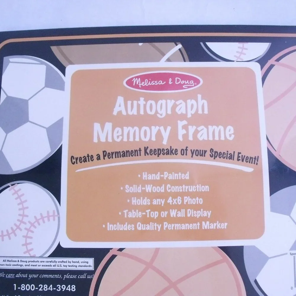 Melissa & Doug Autograph Memory Photo Frame